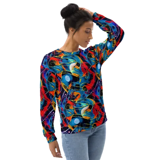 Astral Shatter on a Sweatshirt