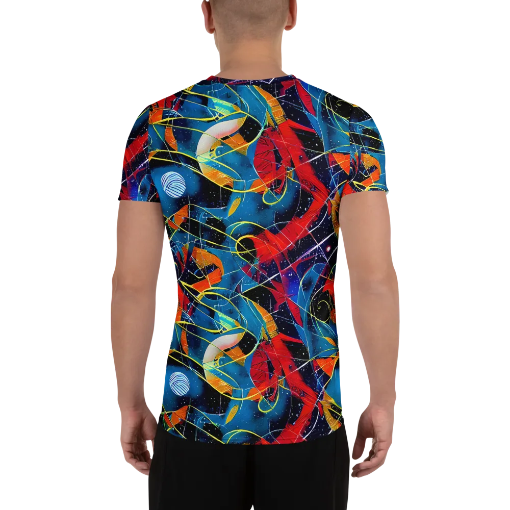 Astral Shatter on Men's Athletic T-Shirt — Back