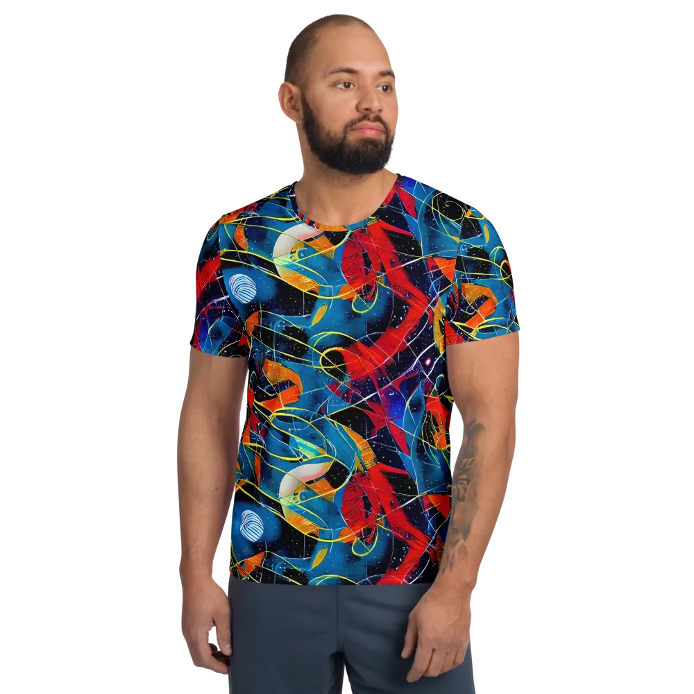 Astral Shatter on Men's Athletic T-Shirt — Front