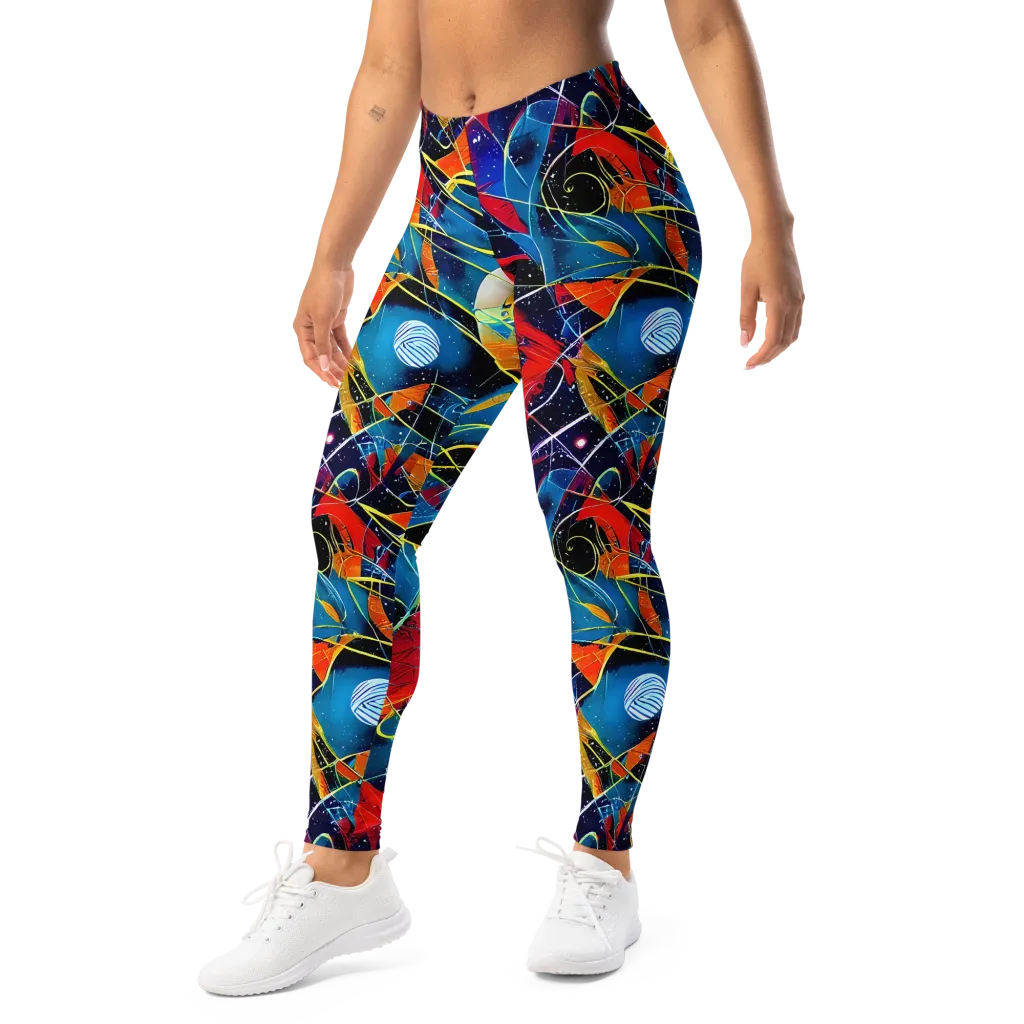 Astral Shatter on Leggings — Left Front