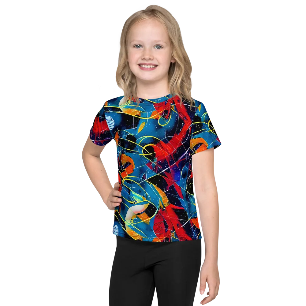 Astral Shatter on Kids Crew Neck T-Shirt — Front