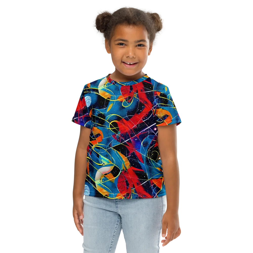 Astral Shatter on Kids Crew Neck T-Shirt — Front