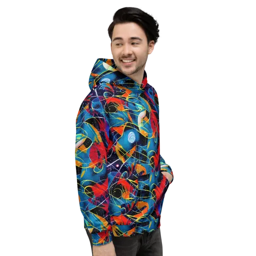 Astral Shatter on a Hoodie