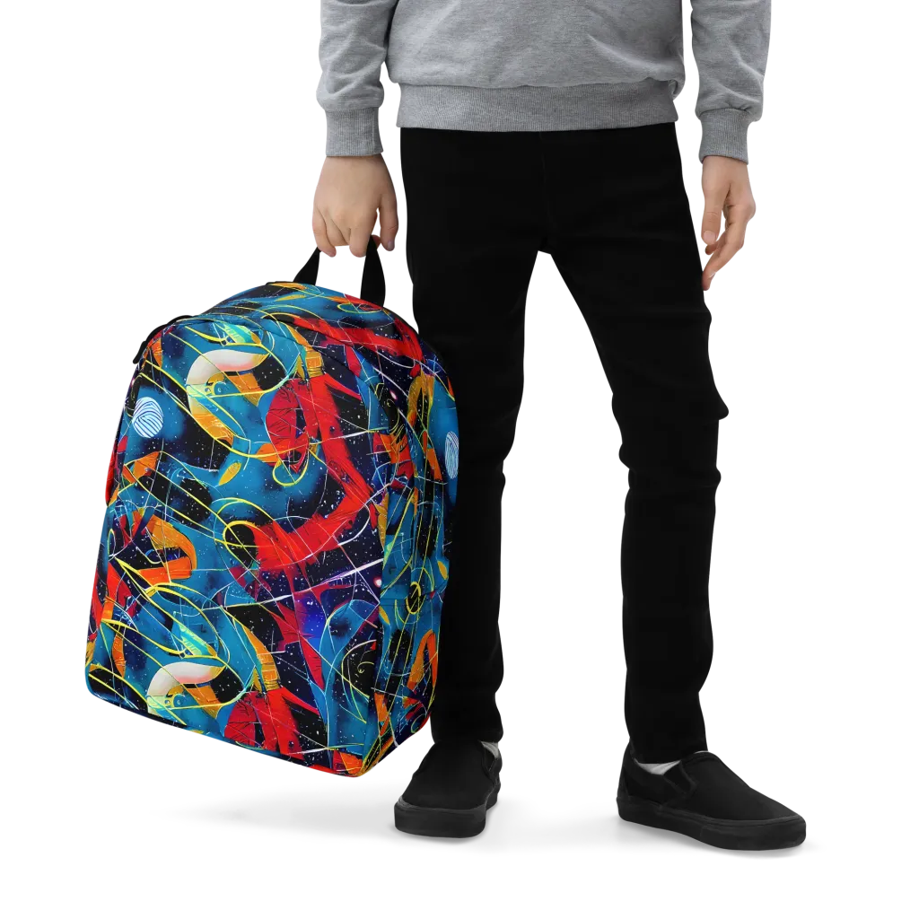 Astral Shatter on Minimalist Backpack — Zoomed-in