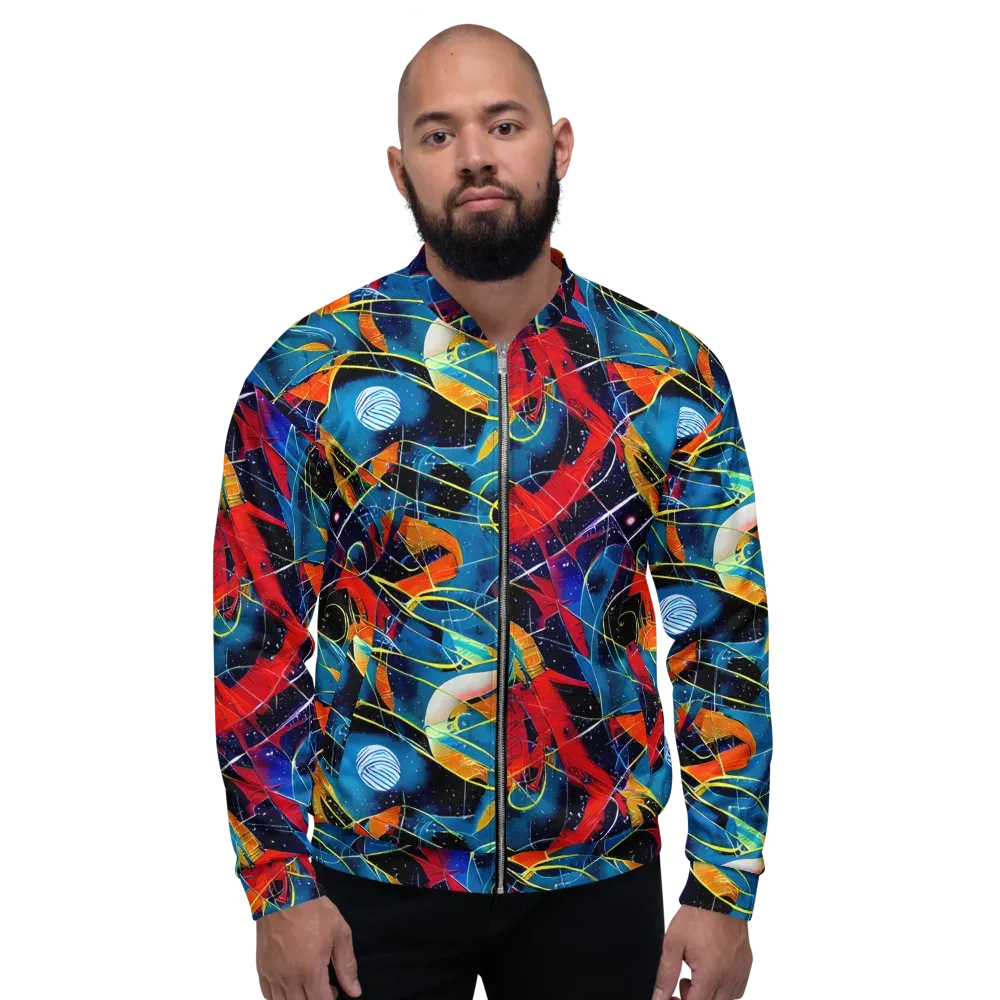 Astral Shatter on Bomber Jacket — Front