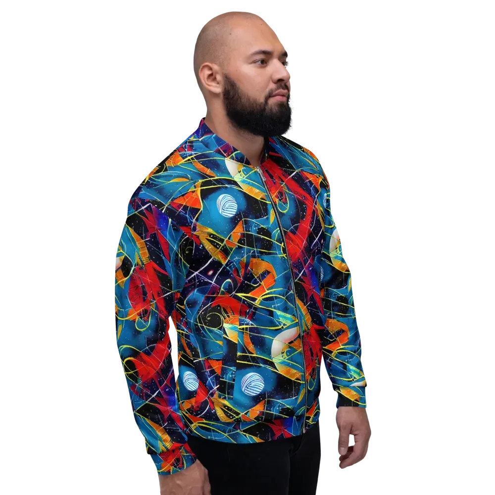 Astral Shatter on Bomber Jacket — Right