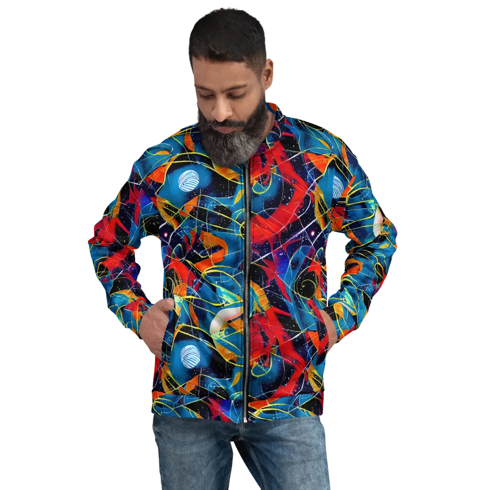 Astral Shatter on Bomber Jacket — Front