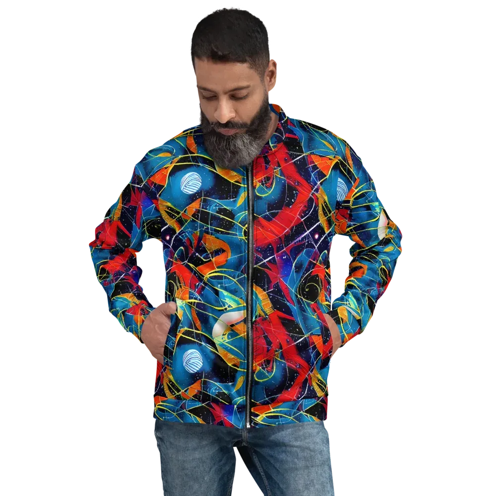Astral Shatter on Bomber Jacket — Front