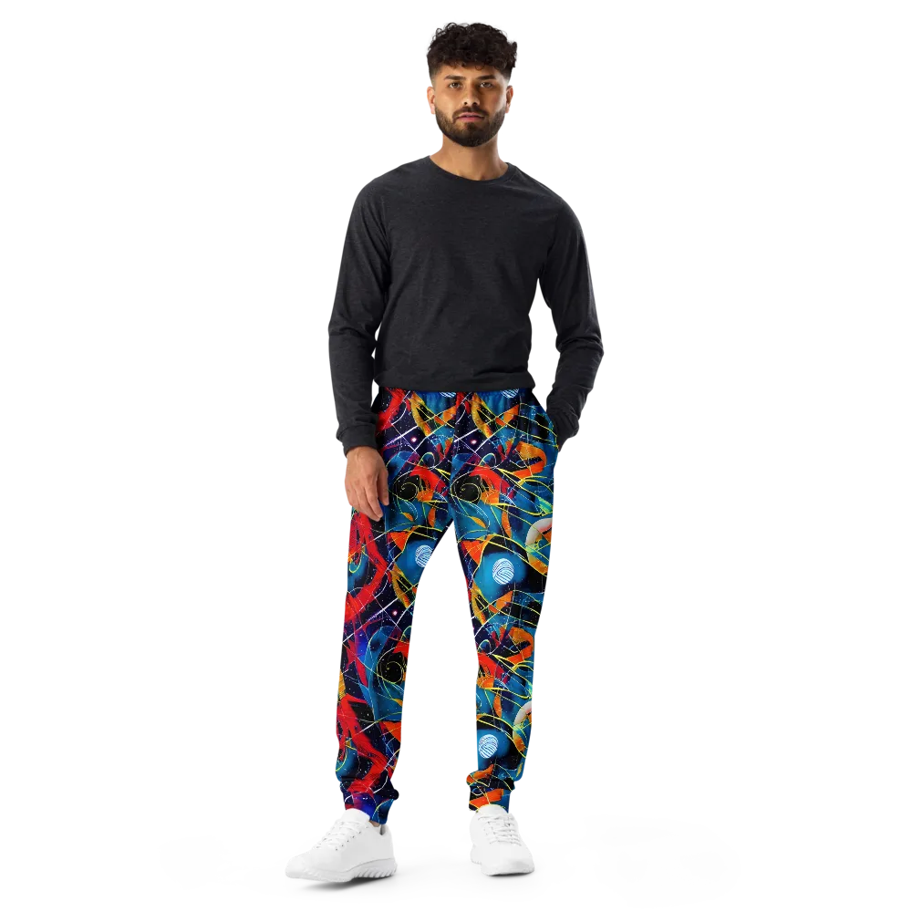 Astral Shatter on Men's Joggers — Front
