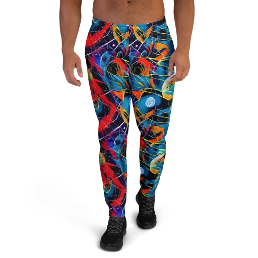 Astral Shatter on a Men's Joggers