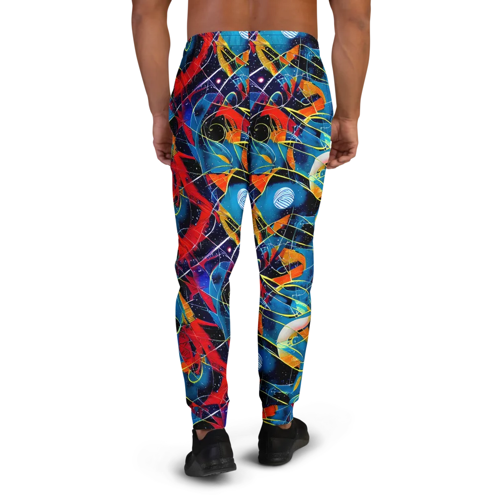 Astral Shatter on Men's Joggers — Back