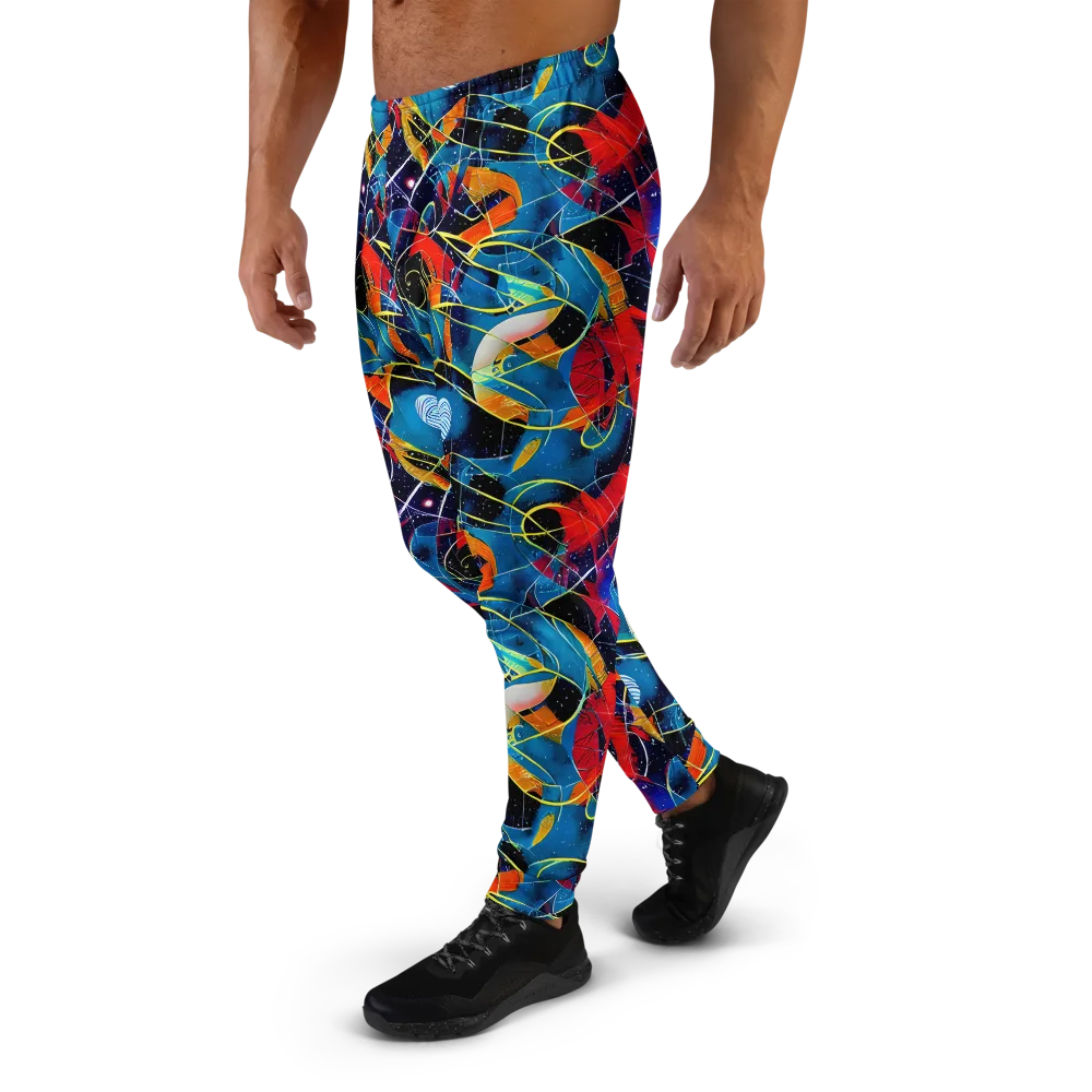 Astral Shatter on Men's Joggers — Left