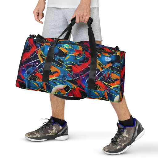 Astral Shatter on a Duffle Bag