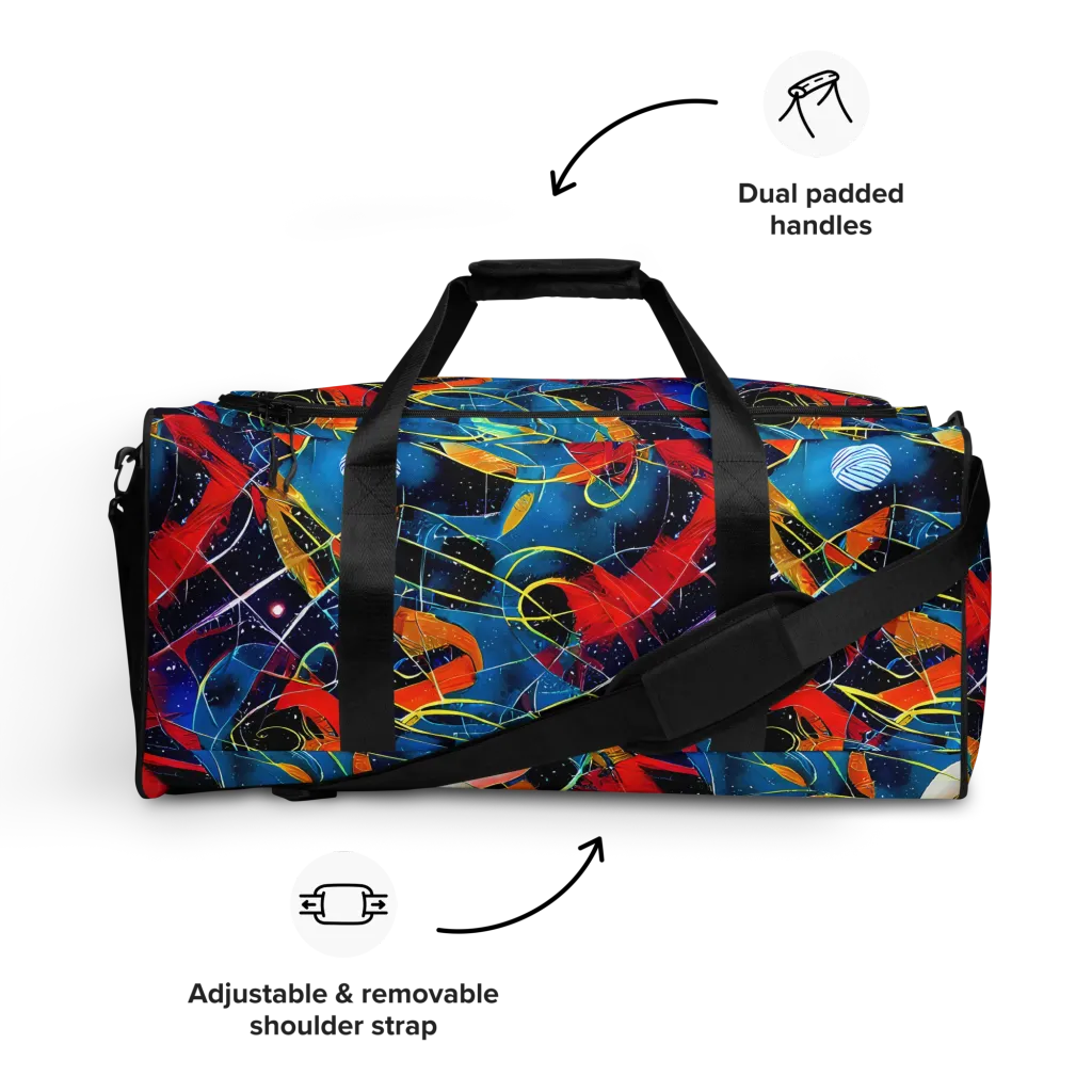 Astral Shatter on Duffle Bag — Front