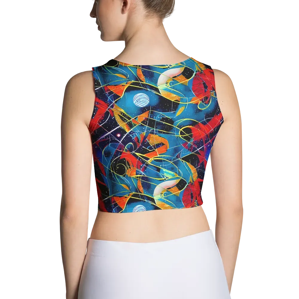Astral Shatter on Crop Top — Back