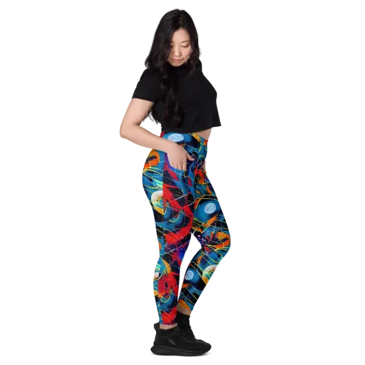 Astral Shatter on a Leggings with Pockets