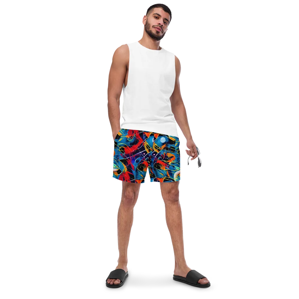 Astral Shatter on Swim Trunks — Front