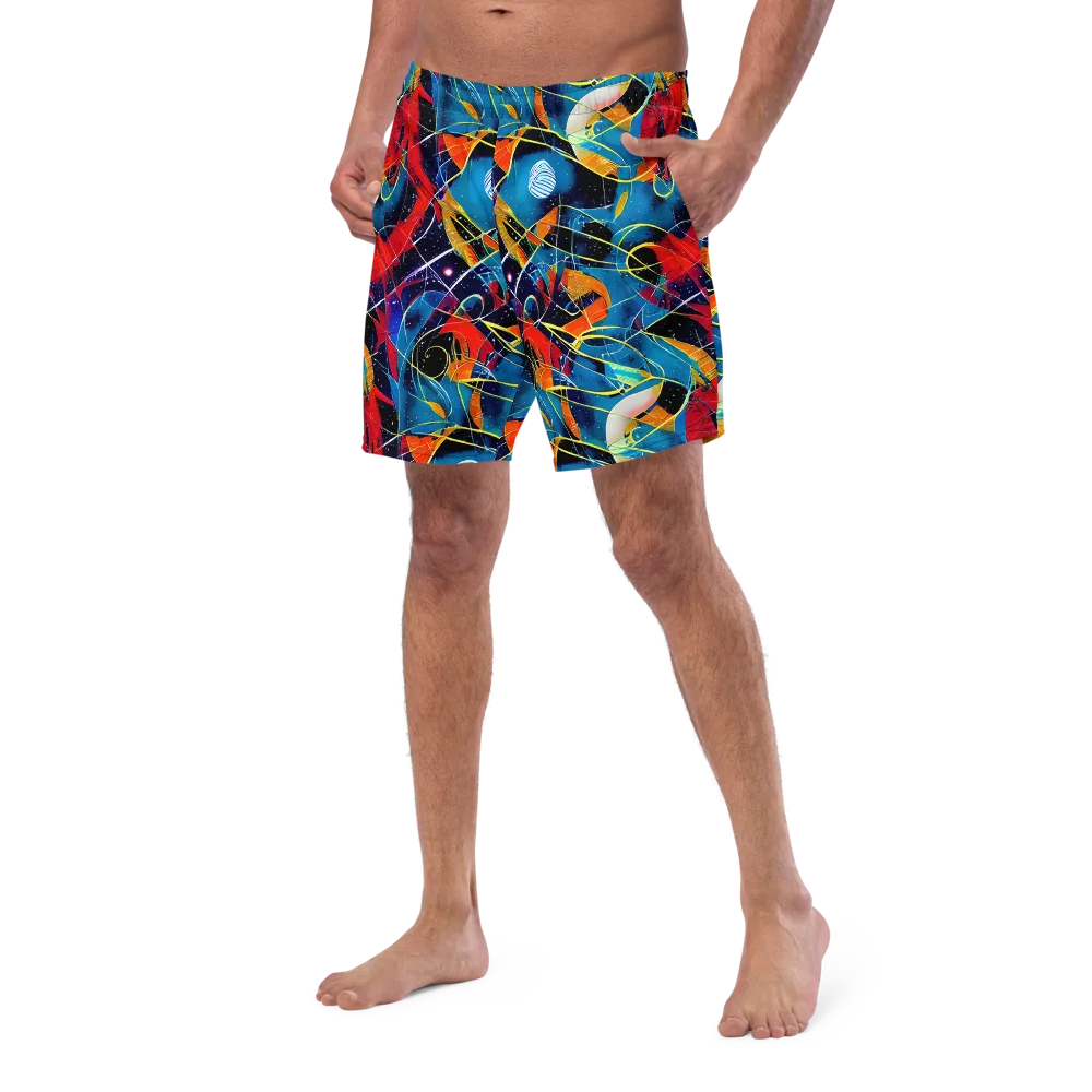 Astral Shatter on Swim Trunks — Left Front