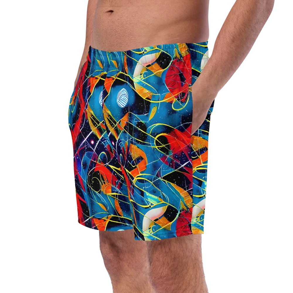 Astral Shatter on Swim Trunks — Left Front
