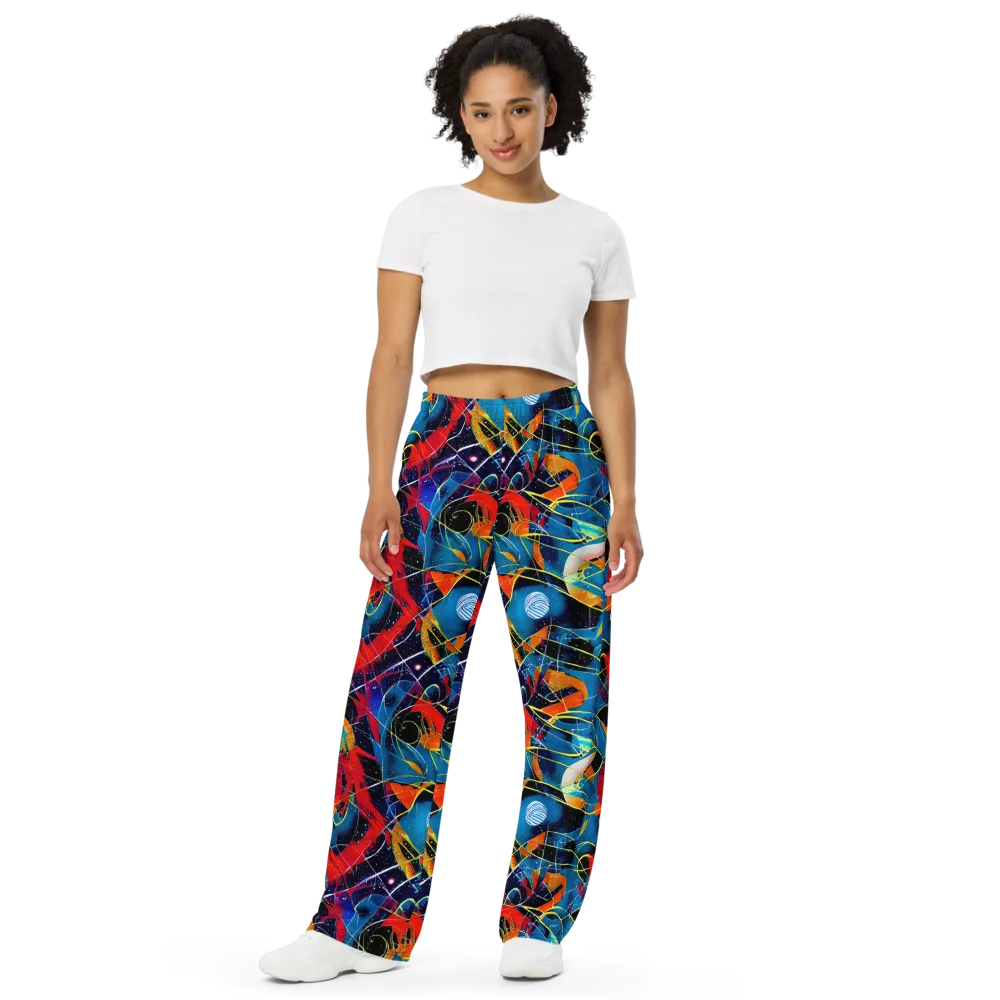 Astral Shatter on Wide-Leg Pants — Front