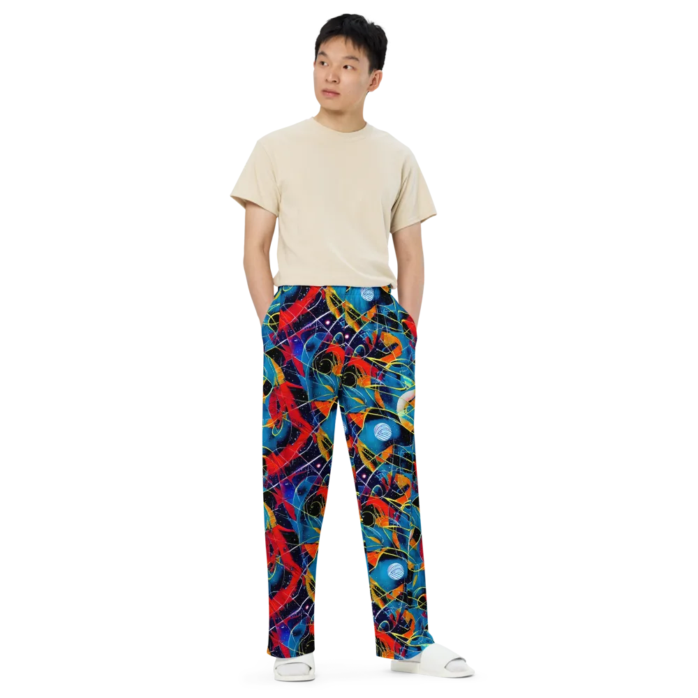 Astral Shatter on Wide-Leg Pants — Front