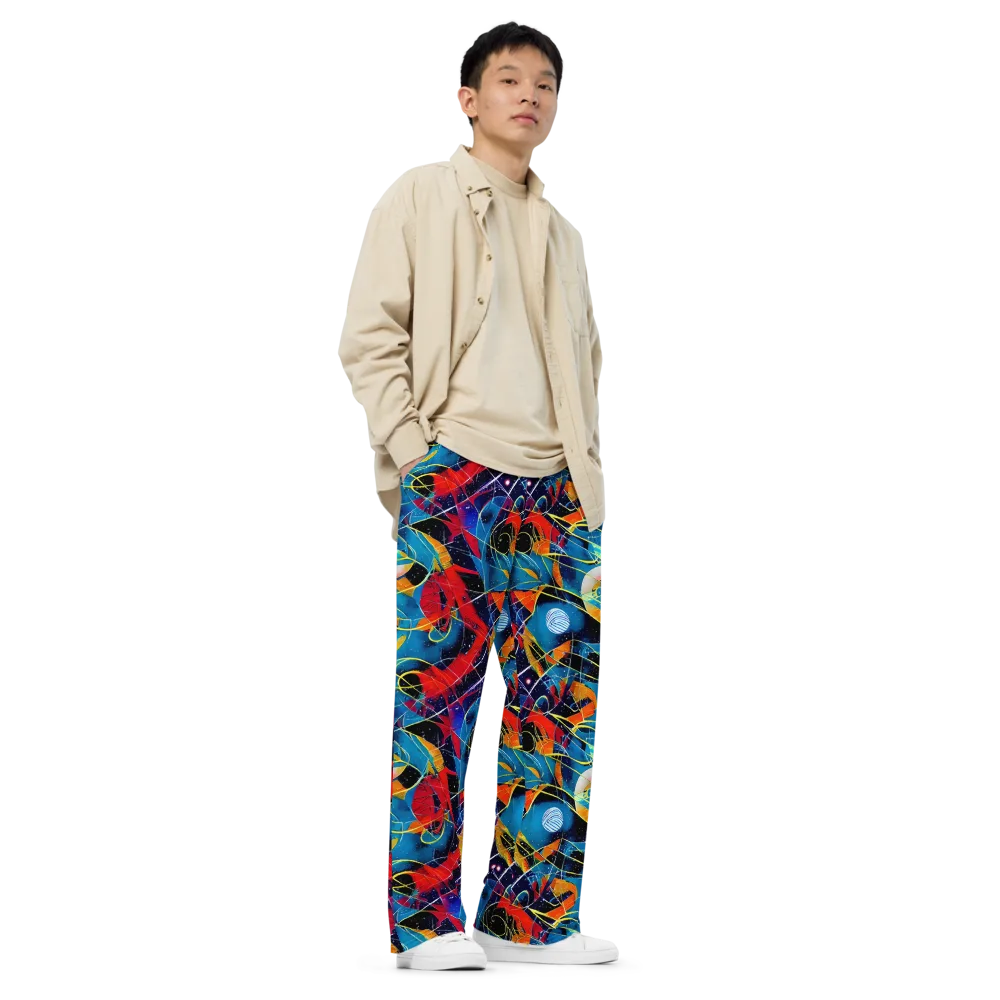 Astral Shatter on Wide-Leg Pants — Right Front
