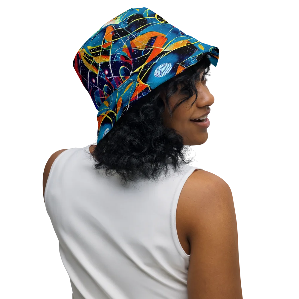 Astral Shatter on Reversible Bucket Hat — Right Outside