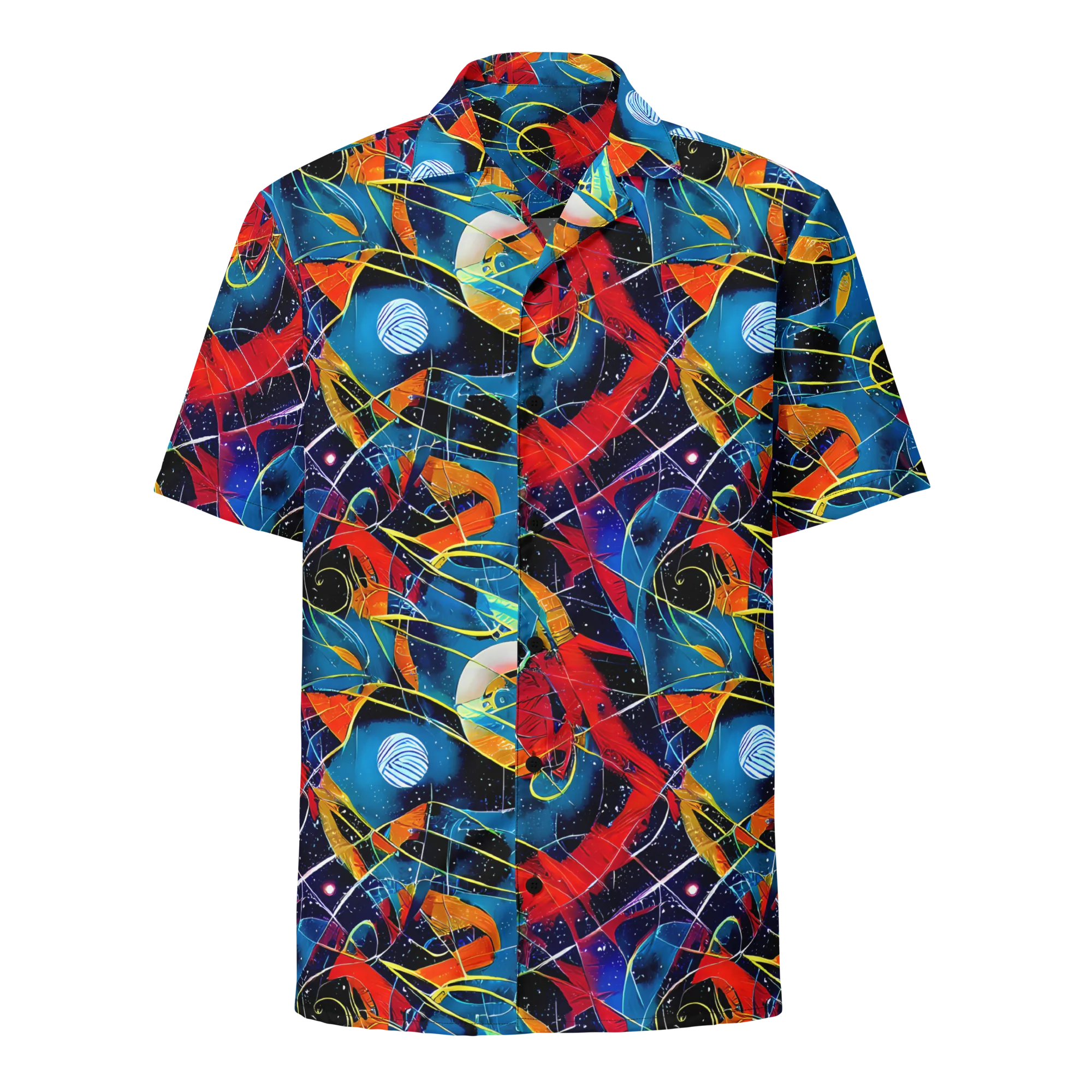 Astral Shatter on Button Shirt — Front
