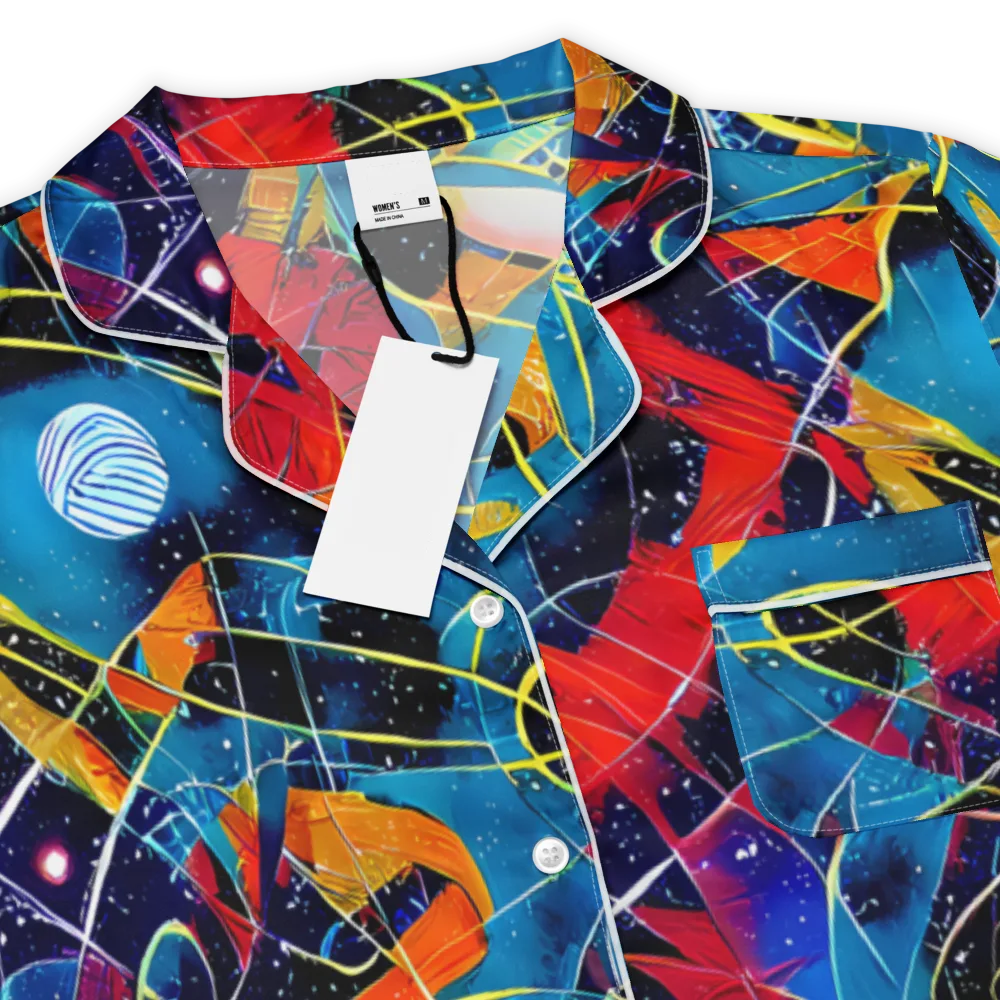 Astral Shatter on Women's Short Sleeve Pajama Top — Product details