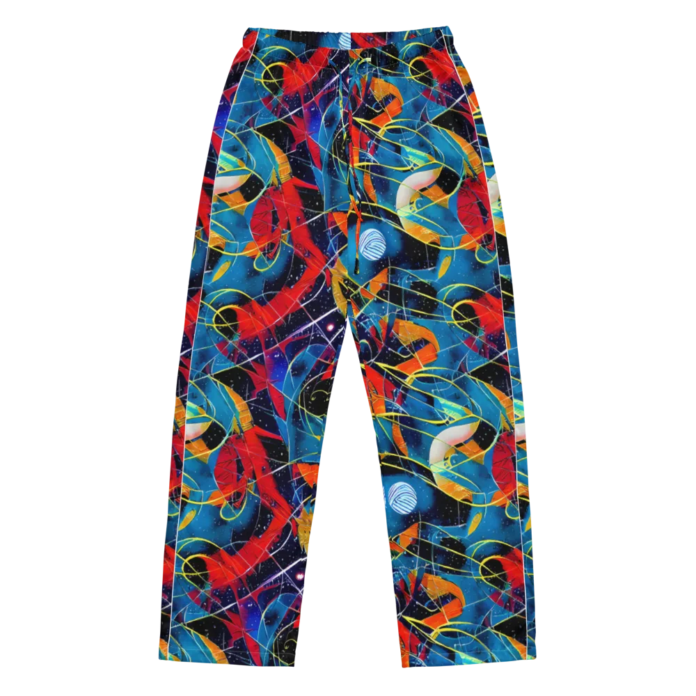 Astral Shatter on Women's Pajama Pants — Front