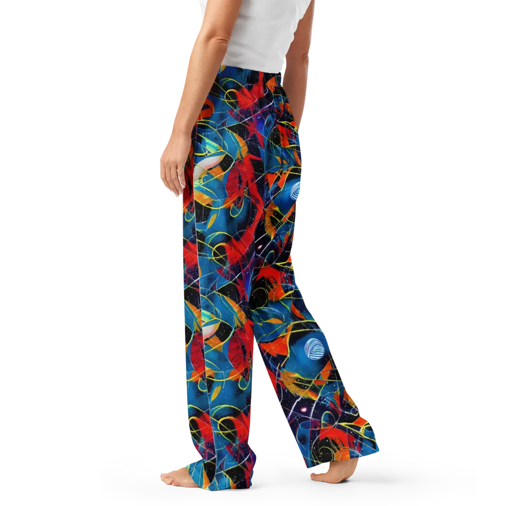 Astral Shatter on Women's Pajama Pants — Left
