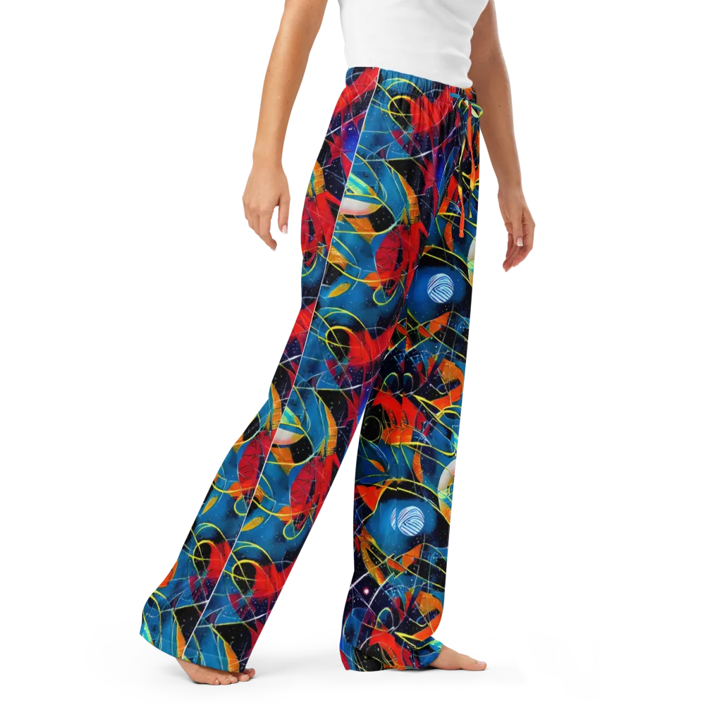 Astral Shatter on Women's Pajama Pants — Right Front