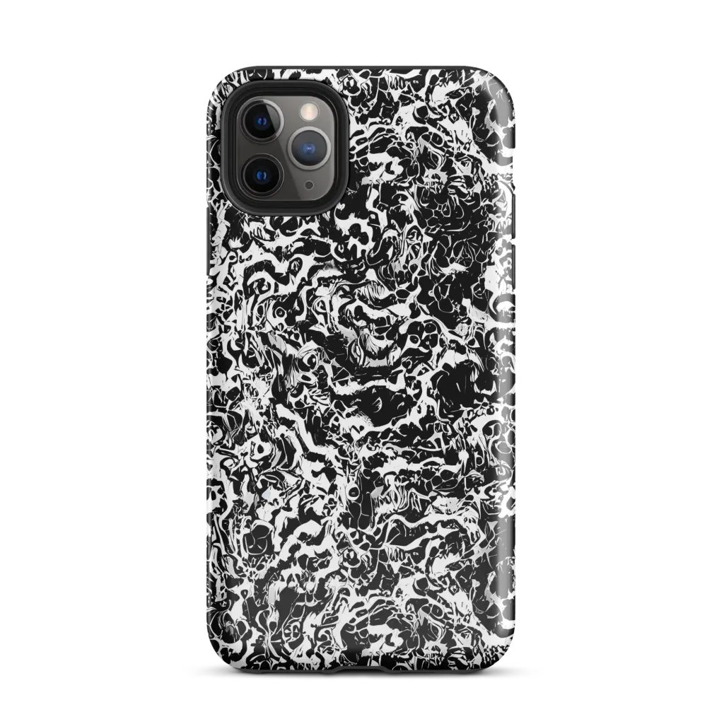 Midnight Static on Tough Case for iPhone® — Front