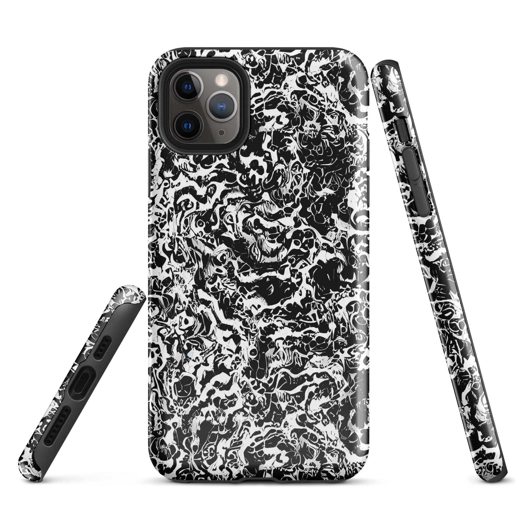 Midnight Static on Tough Case for iPhone® — Front