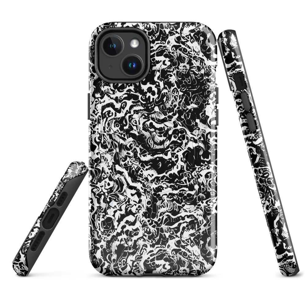 Midnight Static on MagSafe Tough Case for iPhone® — Front