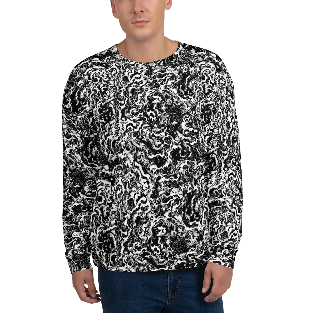 Midnight Static on Sweatshirt — Front