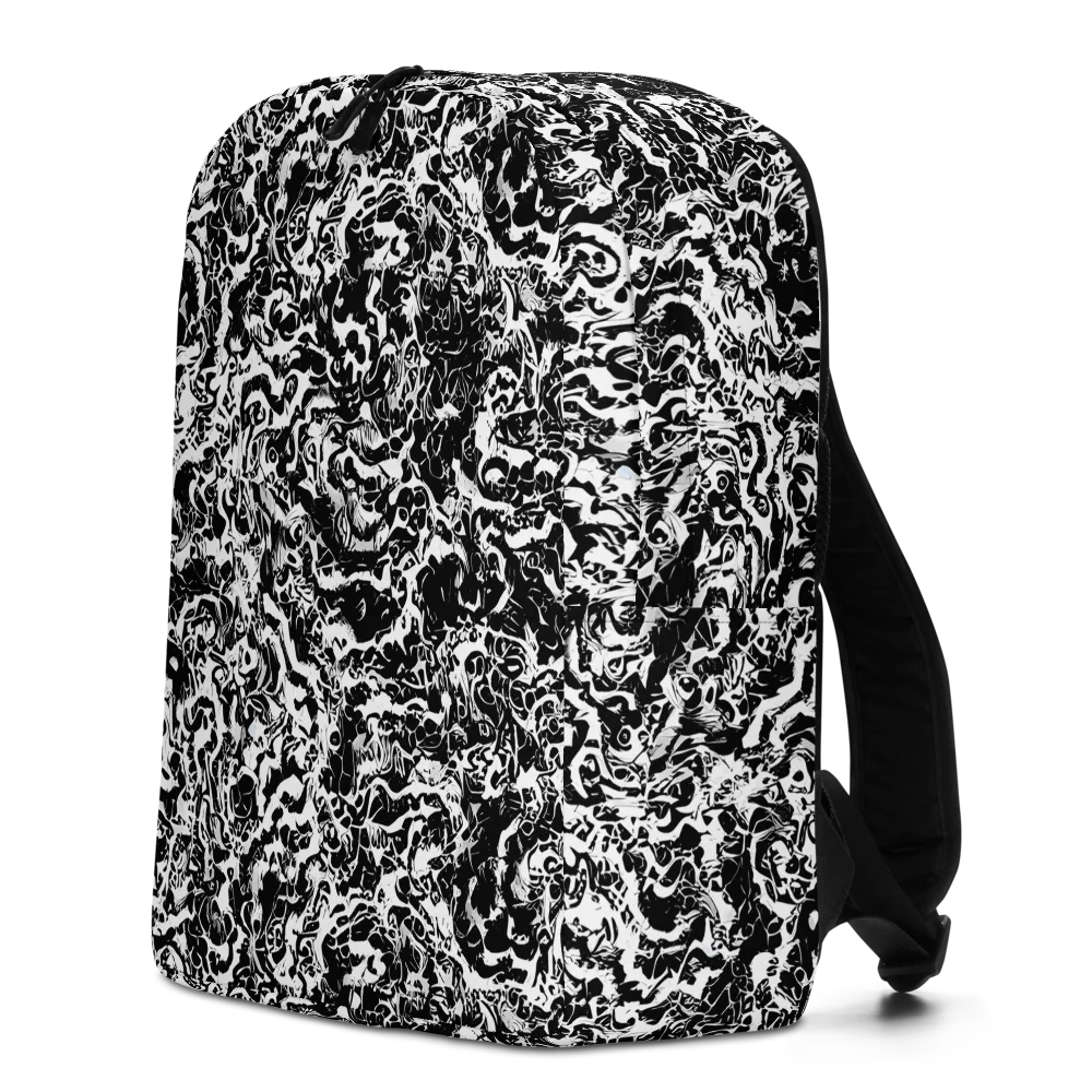 Midnight Static on Minimalist Backpack — Left