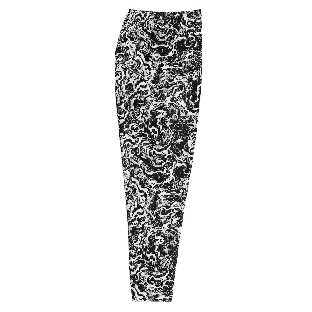 Midnight Static on Men's Joggers — Right