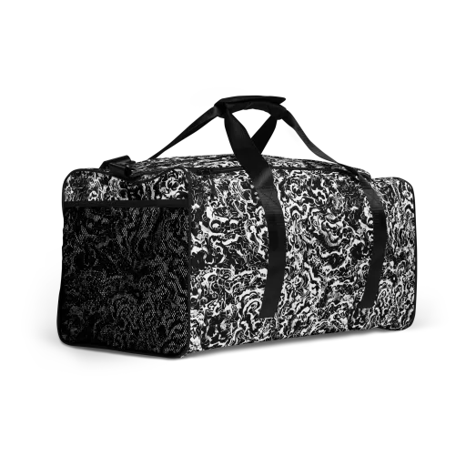 Midnight Static on a Duffle Bag
