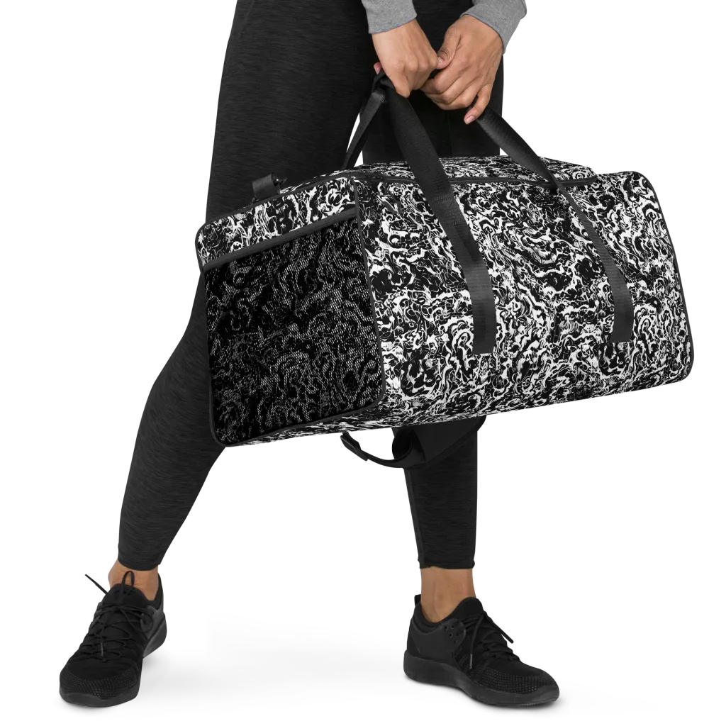Midnight Static on Duffle Bag — Right Front