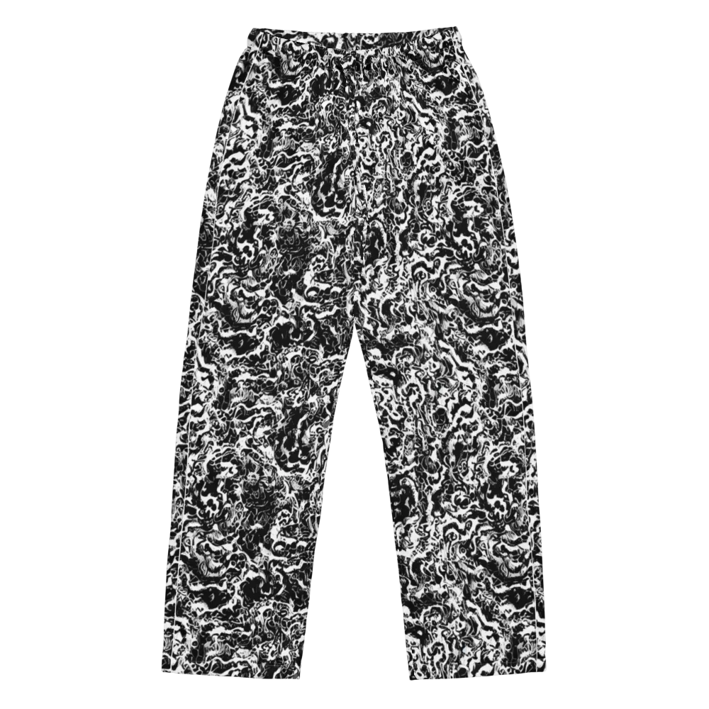 Midnight Static on Women's Pajama Pants — Front