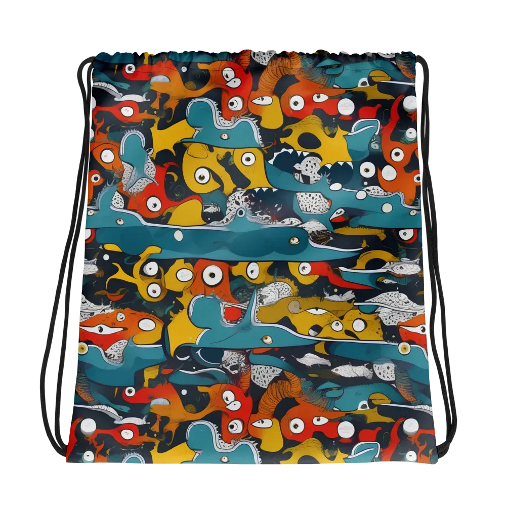 Tidal Oddities on Drawstring Bag — Photo