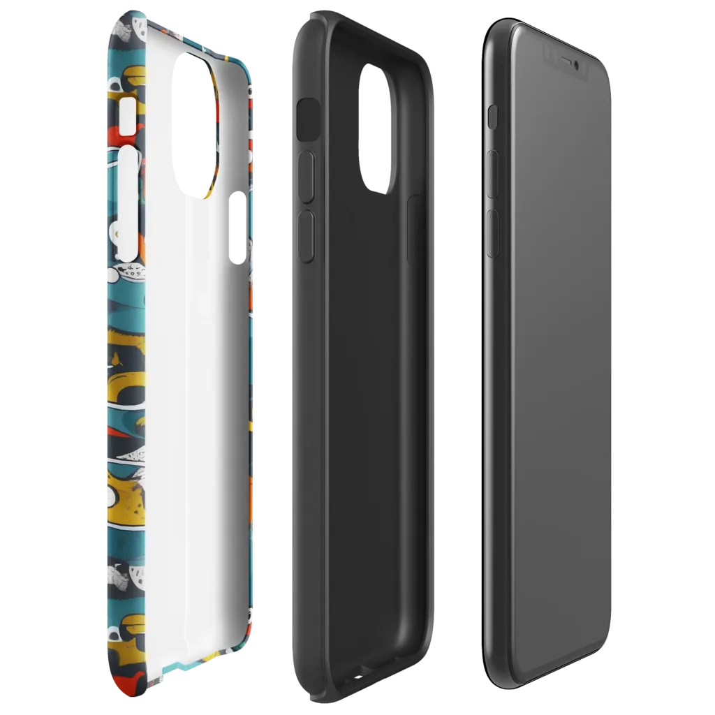Tidal Oddities on Tough Case for iPhone® — Right