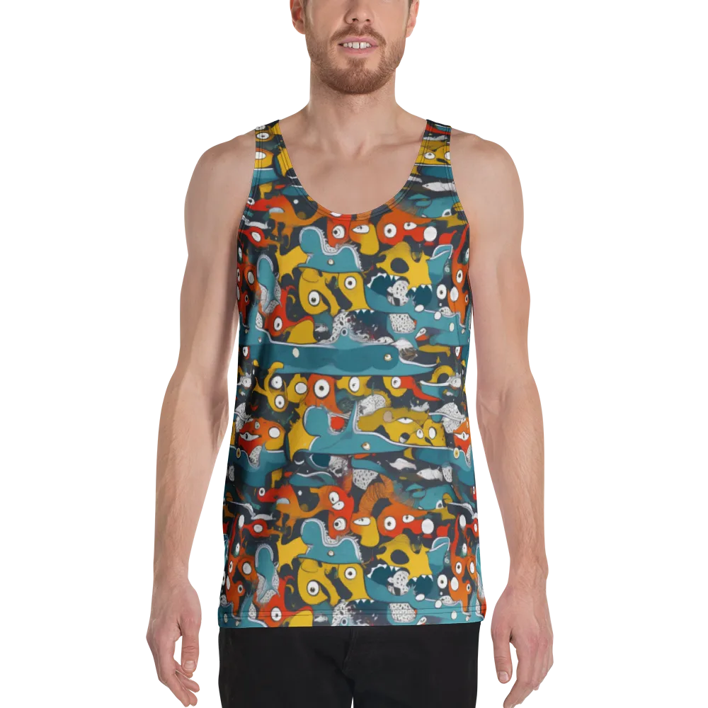Tidal Oddities on Men's Tank Top — Front