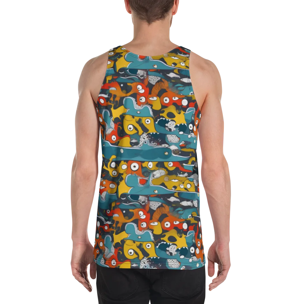Tidal Oddities on Men's Tank Top — Back