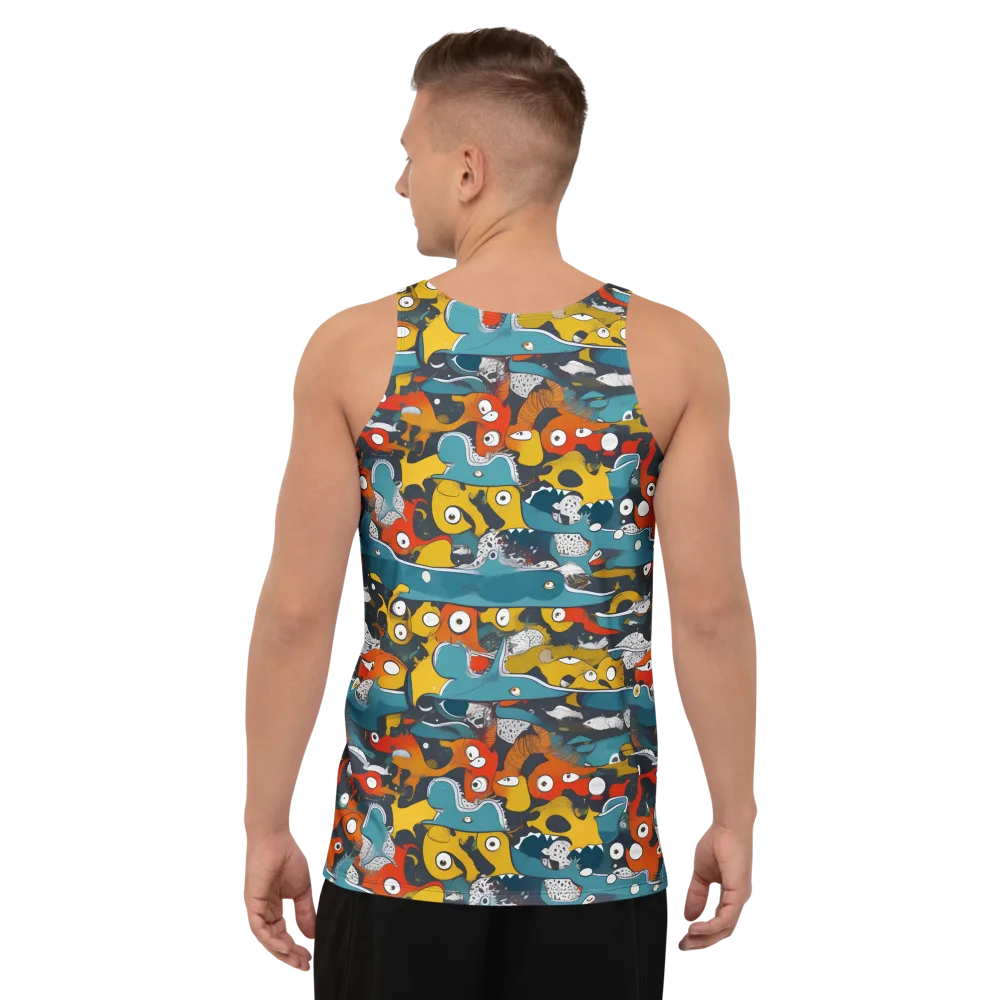 Tidal Oddities on Men's Tank Top — Back