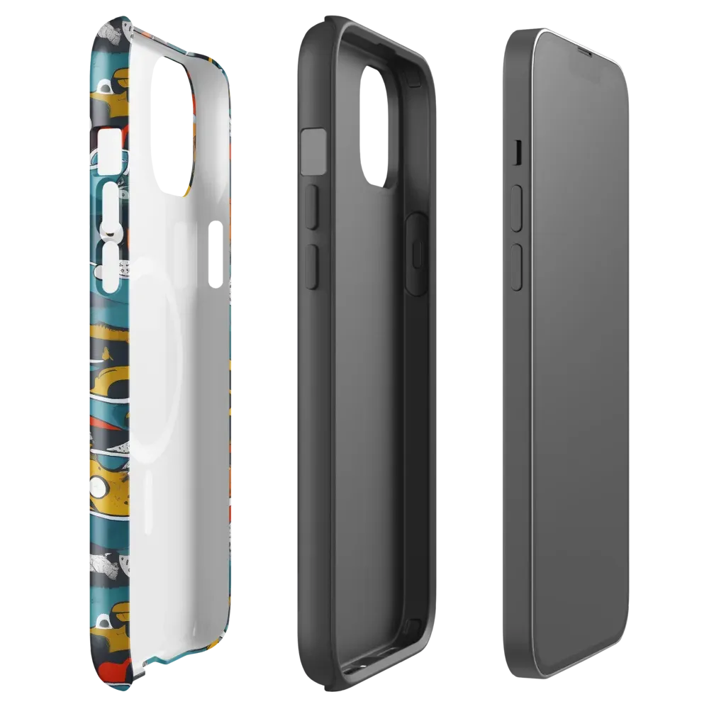 Tidal Oddities on MagSafe Tough Case for iPhone® — Front