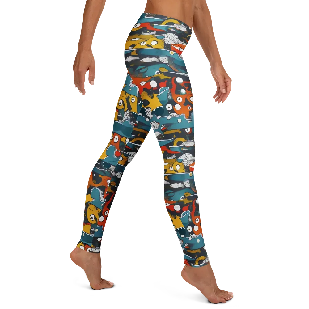 Tidal Oddities on Leggings — Right