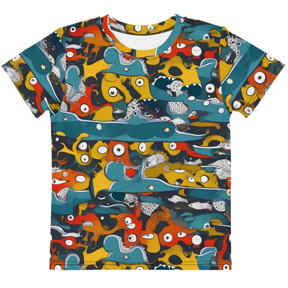 Tidal Oddities on Kids Crew Neck T-Shirt — Front