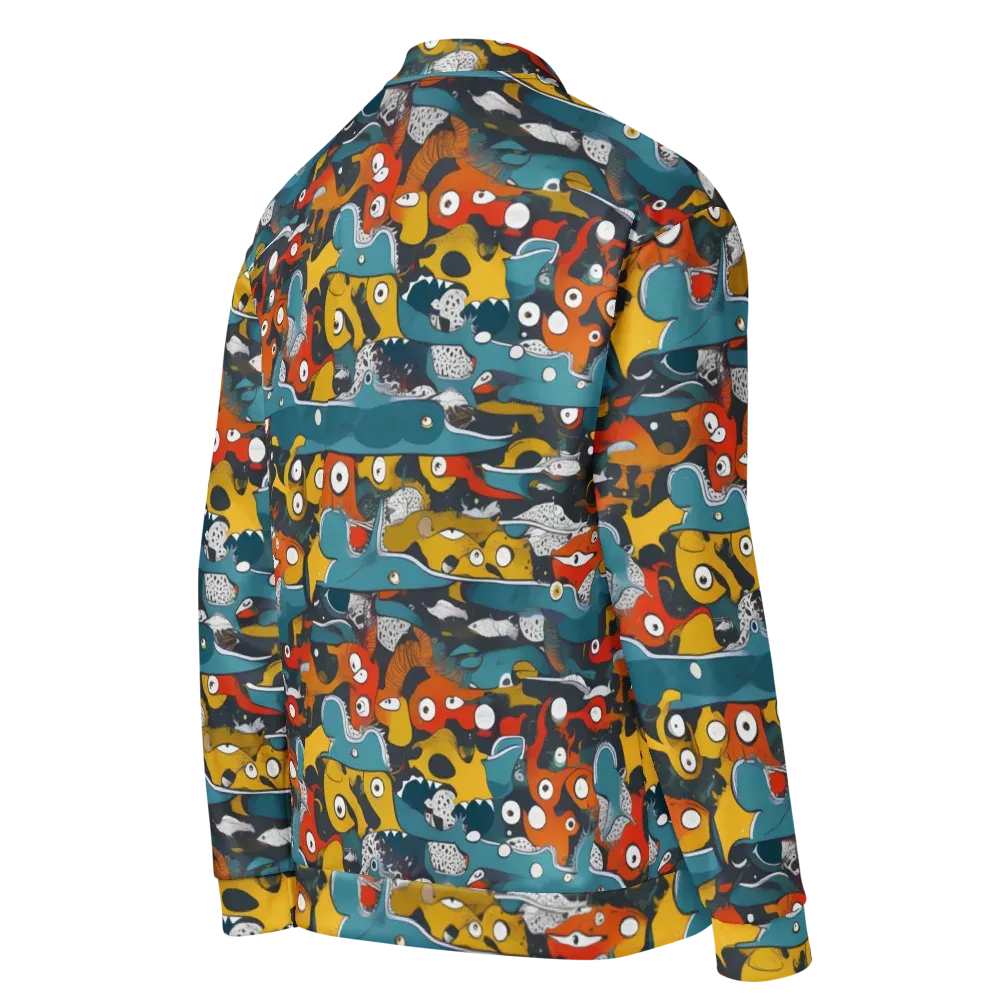 Tidal Oddities on Bomber Jacket — Right Back